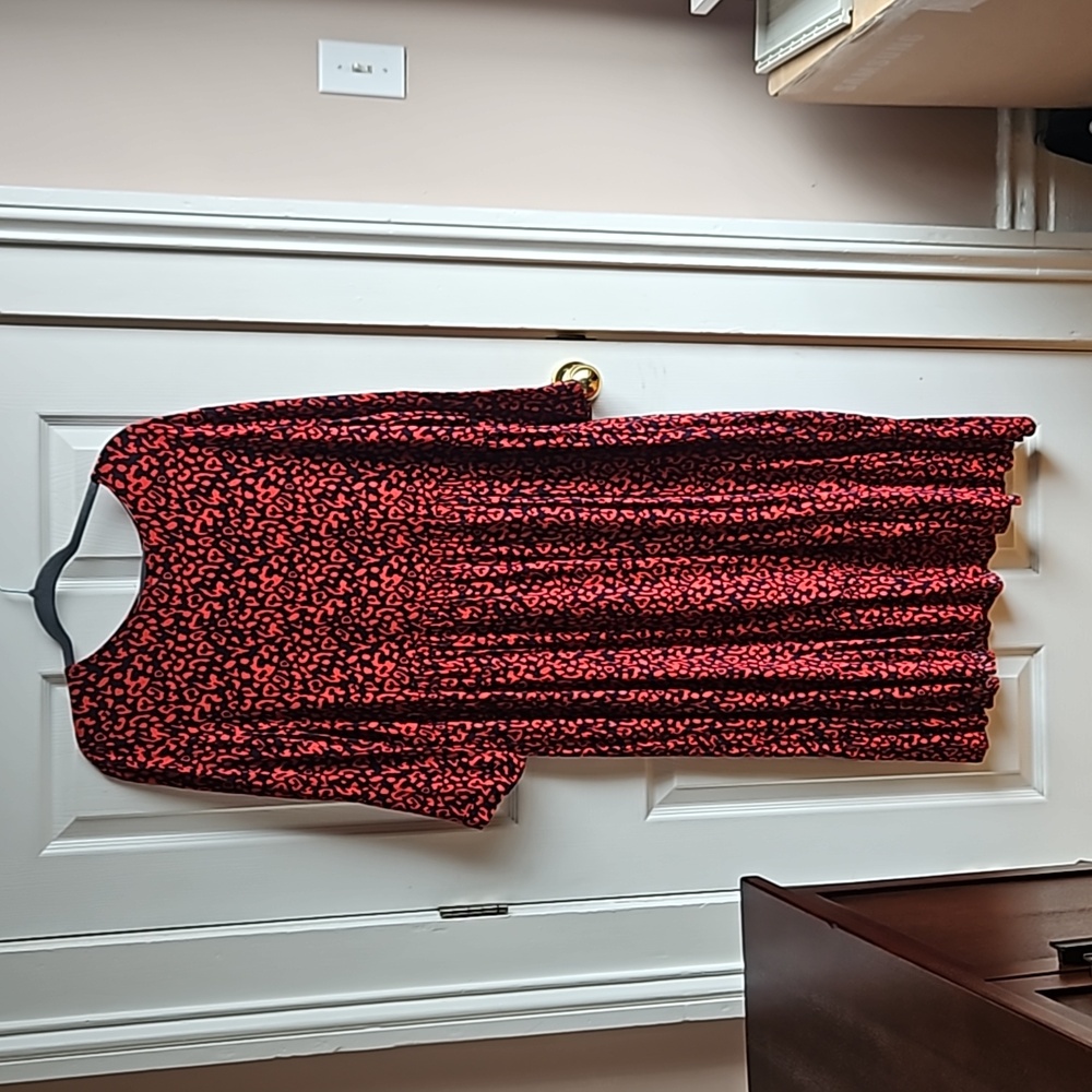Red Leopard dress